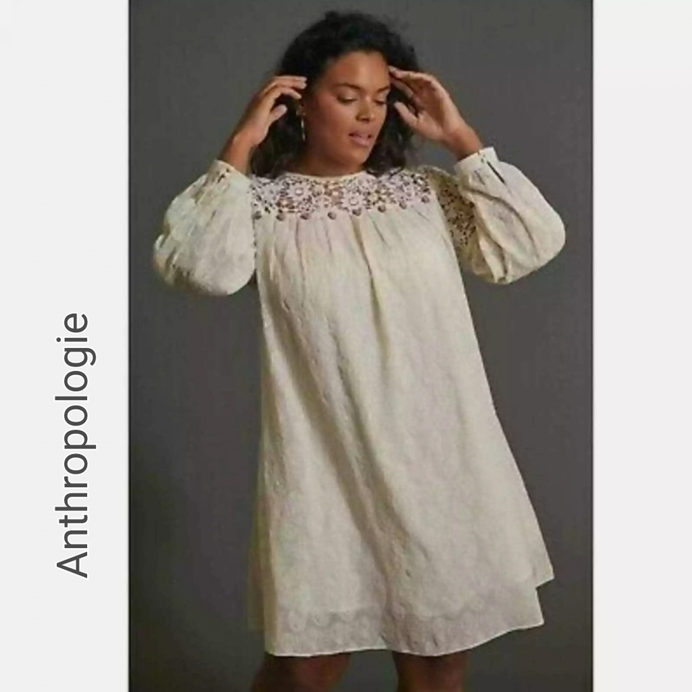 Anthropologie × Josephine Lace Tunic Dress